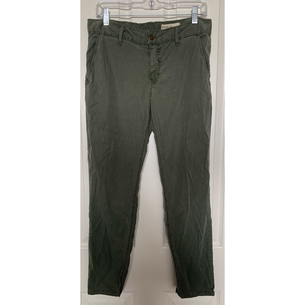 Pistola Army Green Skinny Pants Women’s Size 28